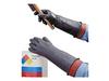 40-Mil Black Unlined Latex Gloves